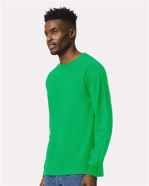 Gildan Unisex Ultra Cotton® Long Sleeve T-Shirt - 2400 Irish Green
