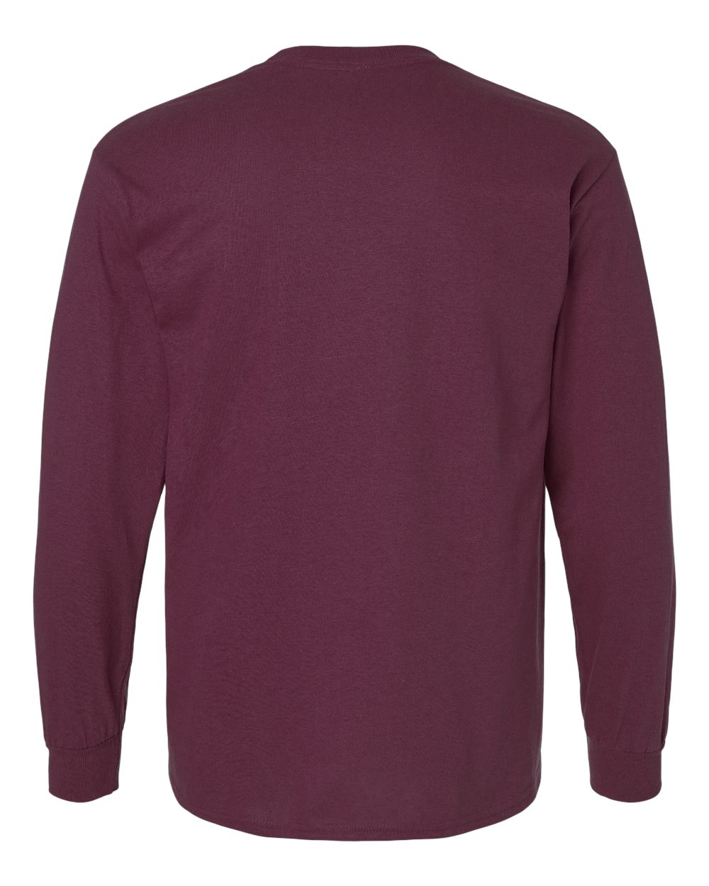Gildan Unisex Ultra Cotton® Long Sleeve T-Shirt - 2400 Maroon