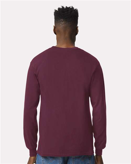 Gildan Unisex Ultra Cotton® Long Sleeve T-Shirt - 2400 Maroon