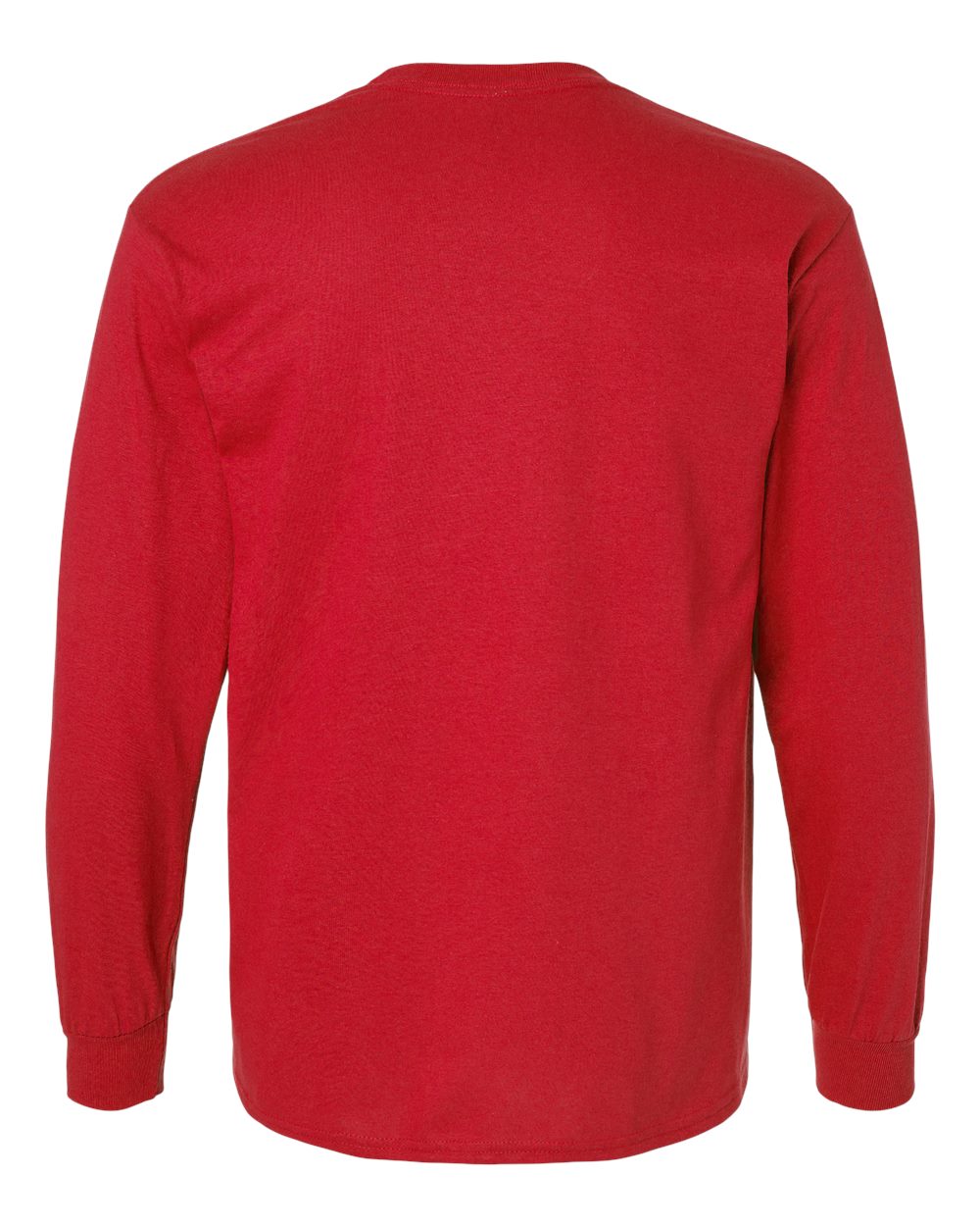 Gildan Unisex Ultra Cotton® Long Sleeve T-Shirt - 2400 Red
