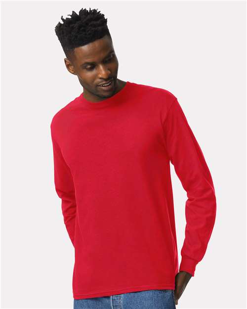 Gildan Unisex Ultra Cotton® Long Sleeve T-Shirt - 2400 Red