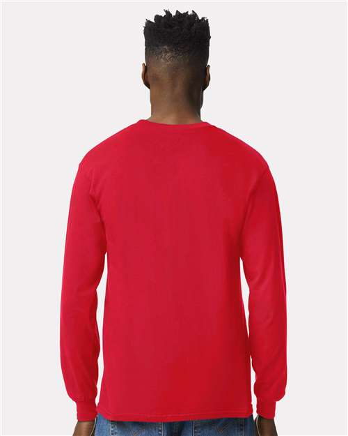 Gildan Unisex Ultra Cotton® Long Sleeve T-Shirt - 2400 Red