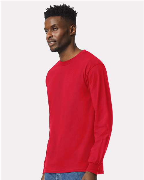 Gildan Unisex Ultra Cotton® Long Sleeve T-Shirt - 2400 Red
