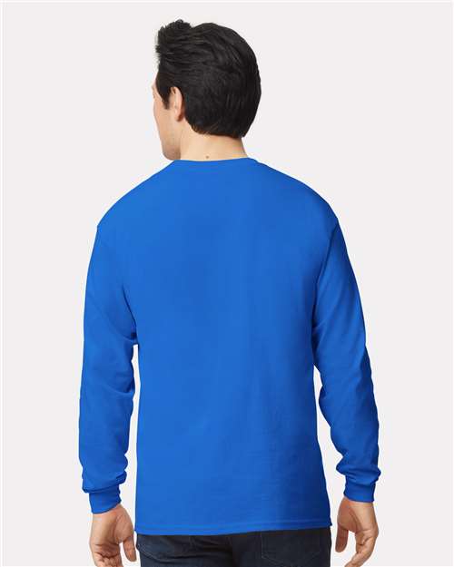 Gildan Unisex Ultra Cotton® Long Sleeve T-Shirt - 2400 Royal
