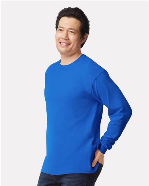 Gildan Unisex Ultra Cotton® Long Sleeve T-Shirt - 2400 Royal