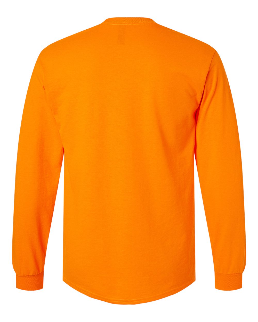 Gildan Unisex Ultra Cotton® Long Sleeve T-Shirt - 2400 Safety Orange