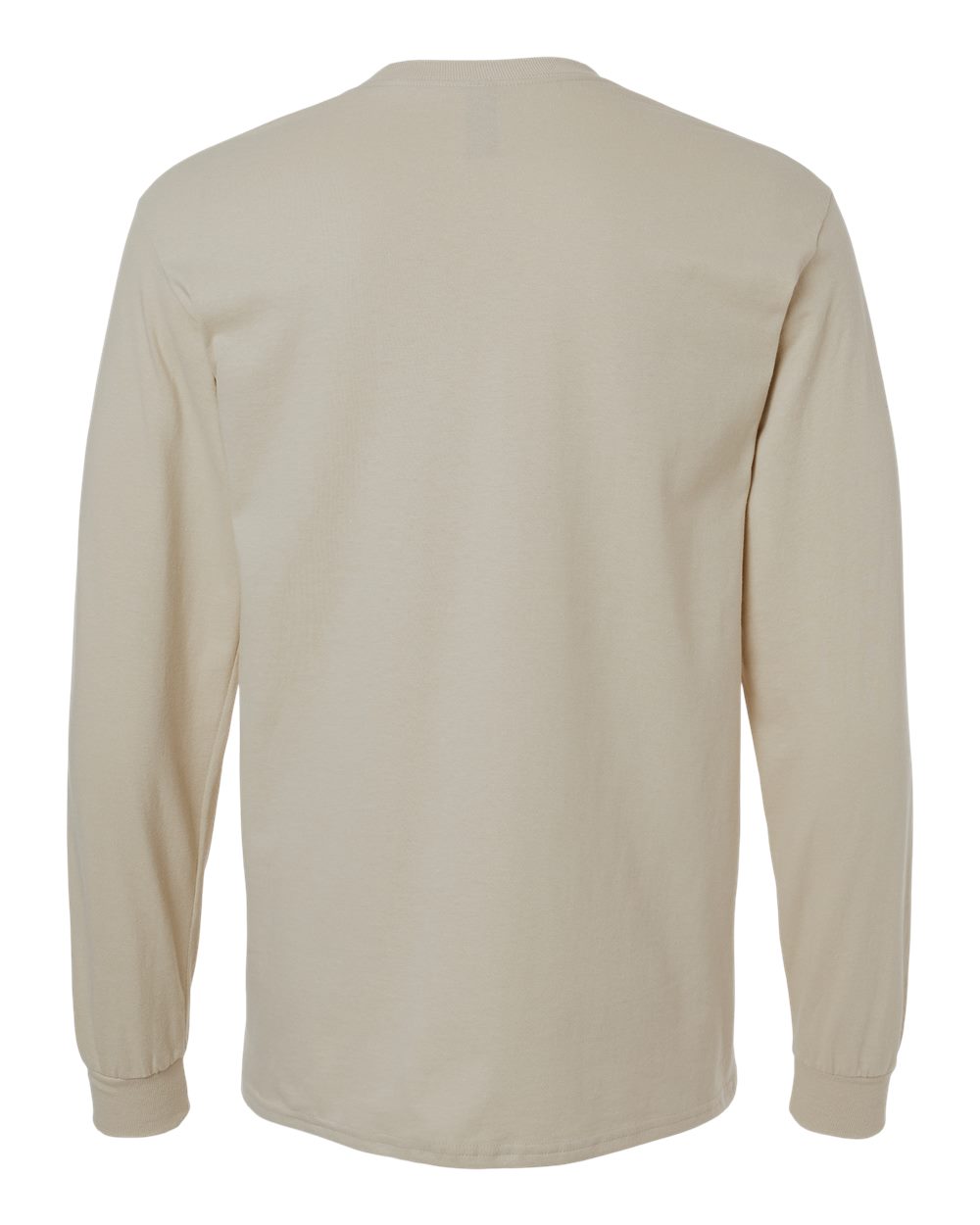 Gildan Unisex Ultra Cotton® Long Sleeve T-Shirt - 2400 Sand