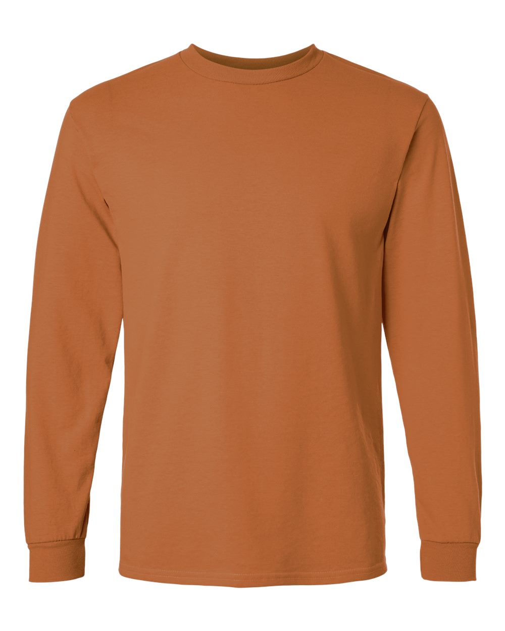 Gildan Unisex Ultra Cotton® Long Sleeve T-Shirt - 2400 Texas Orange