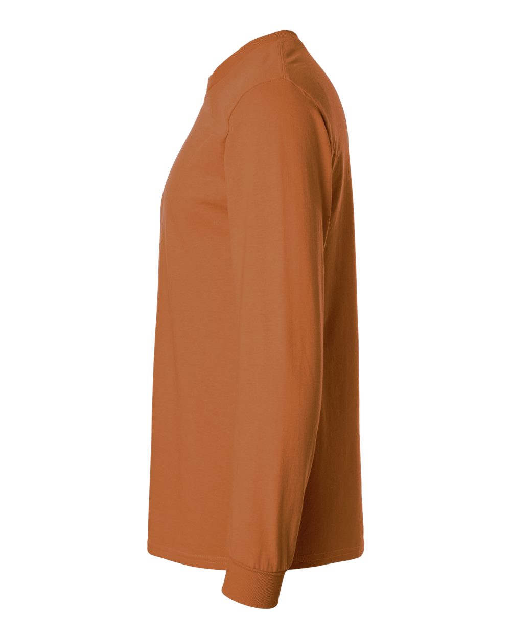 Gildan Unisex Ultra Cotton® Long Sleeve T-Shirt - 2400 Texas Orange