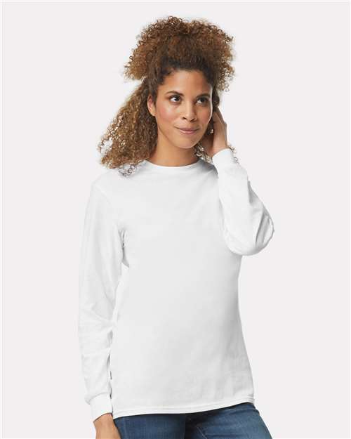 Gildan Unisex Ultra Cotton® Long Sleeve T-Shirt - 2400 White