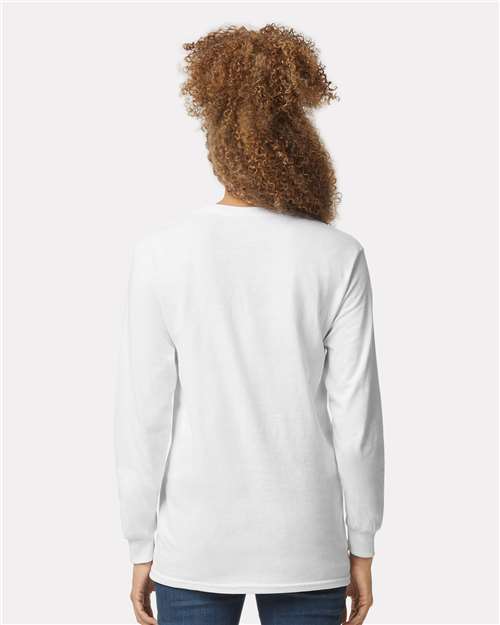 Gildan Unisex Ultra Cotton® Long Sleeve T-Shirt - 2400 White