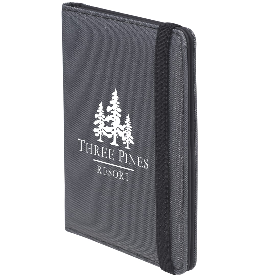 Deluxe Recycled Passport Wallet - 0882-09 Gray