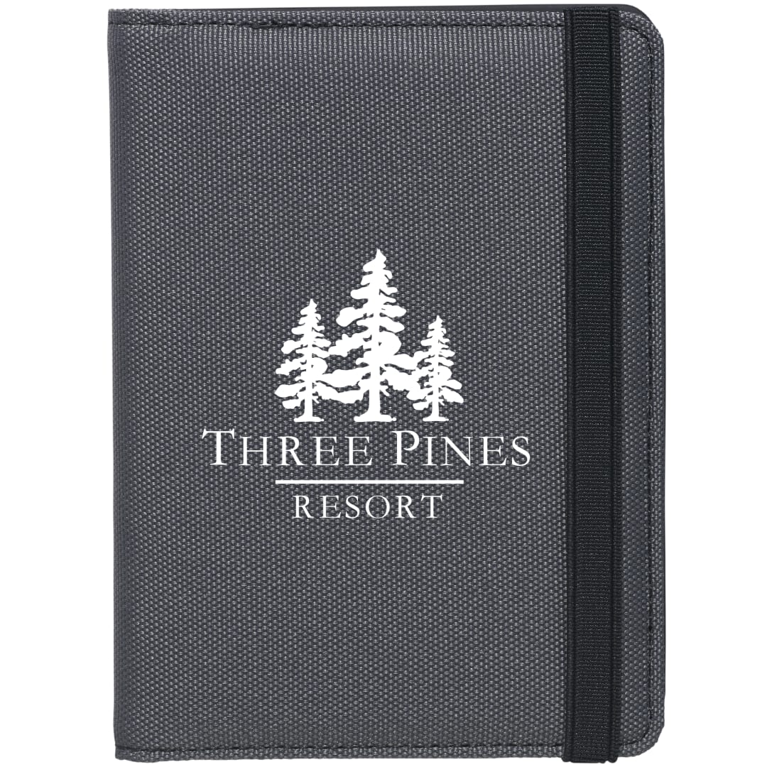 Deluxe Recycled Passport Wallet - 0882-09 Gray