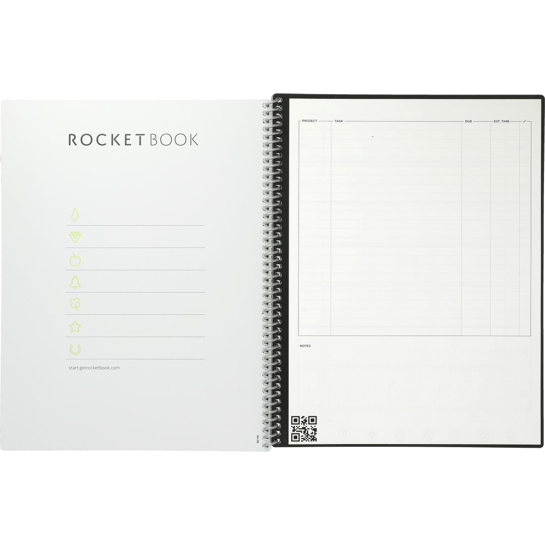 Rocketbook Rocketbook Fusion Letter Notebook Set - 0911-32 Black