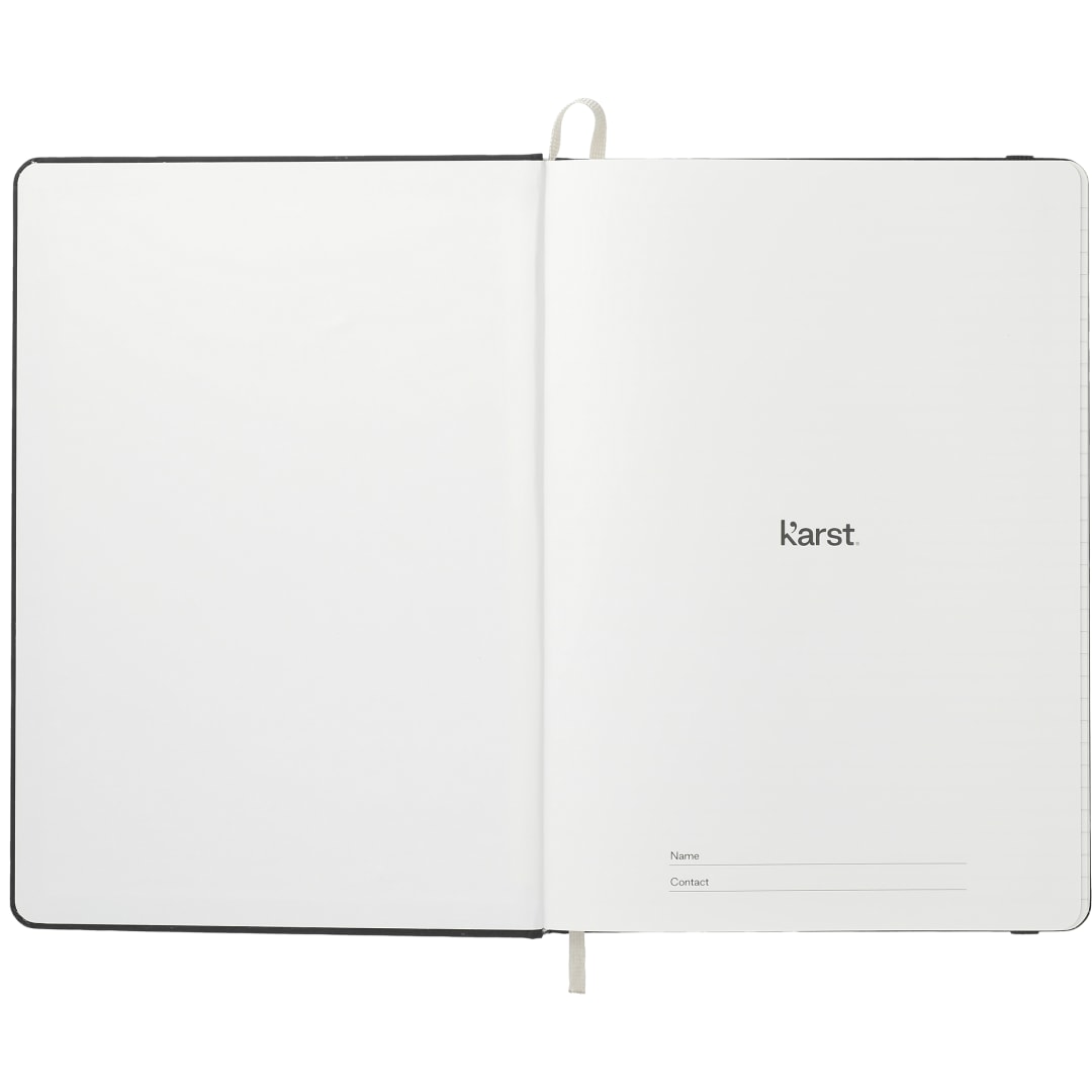 Karst Karst 5.5" x 8.5" Stone Bound Notebook - 0912-01 Black