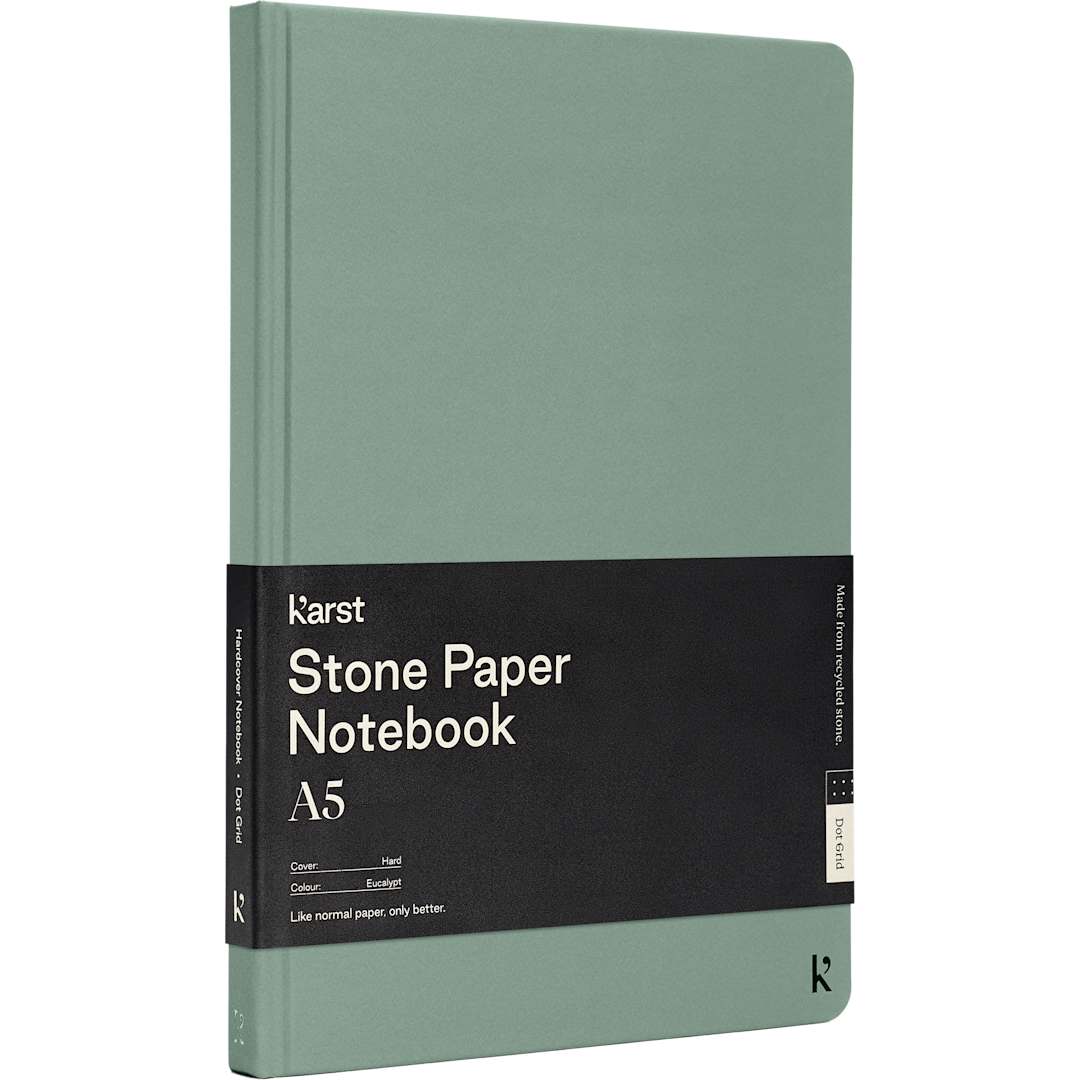 Karst Karst 5.5" x 8.5" Stone Bound Notebook - 0912-01 Green