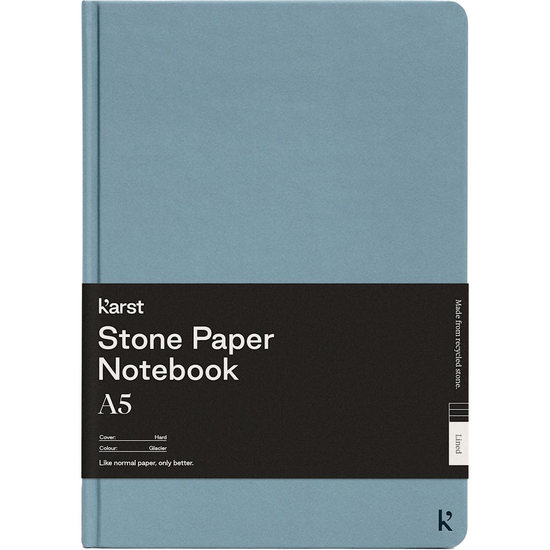Karst Karst 5.5" x 8.5" Stone Bound Notebook - 0912-01 Blue