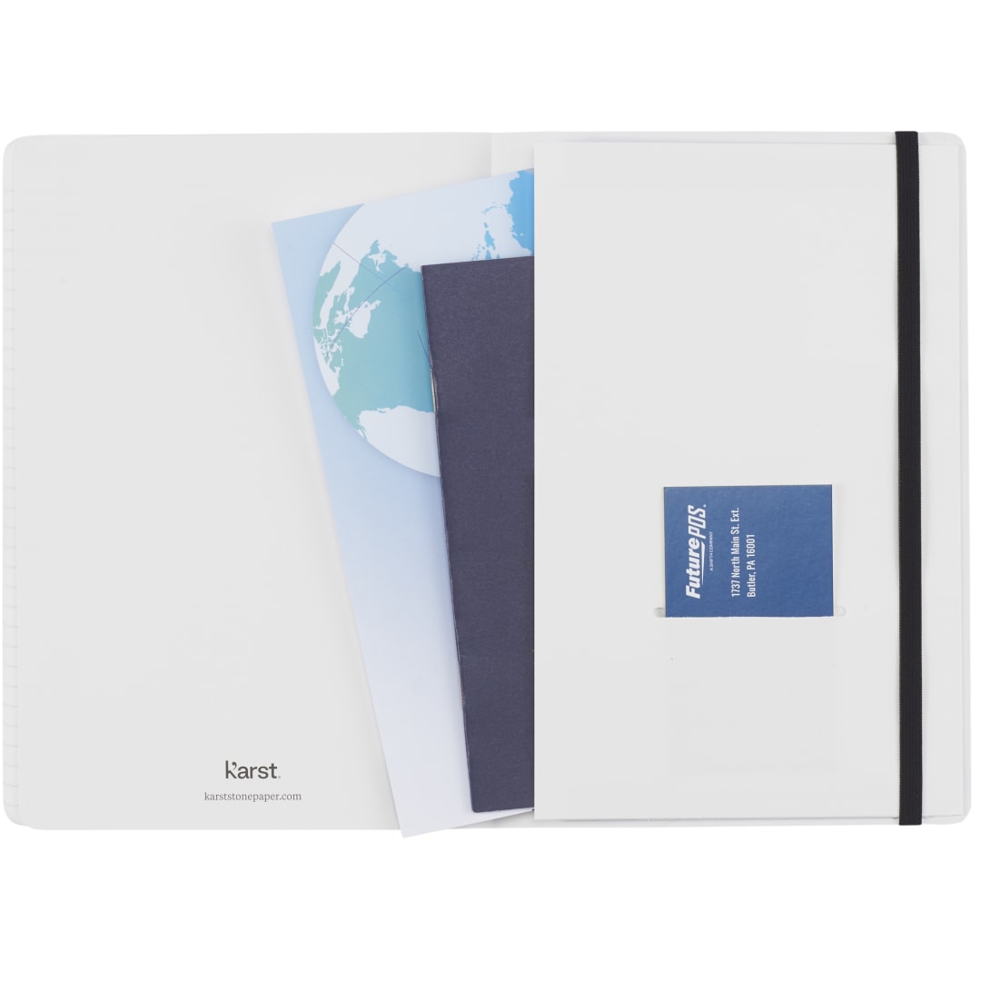 Karst Karst 5.5" x 8.5" Stone Soft Bound Notebook - 0912-02 Black