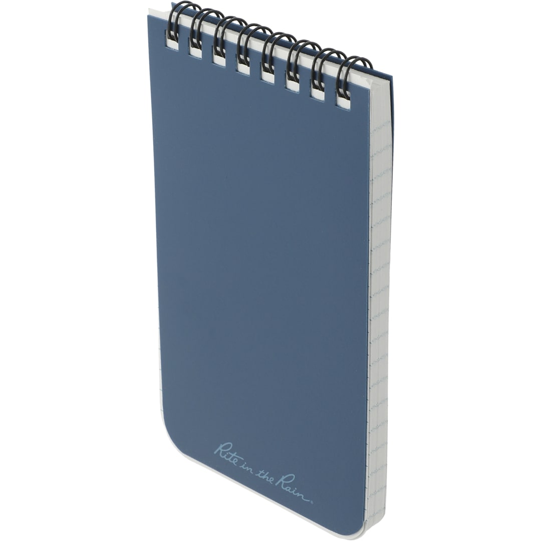 Rite in the Rain 3” x 5” Rite in the Rain Top Spiral Notebook - 0913-01 Blue