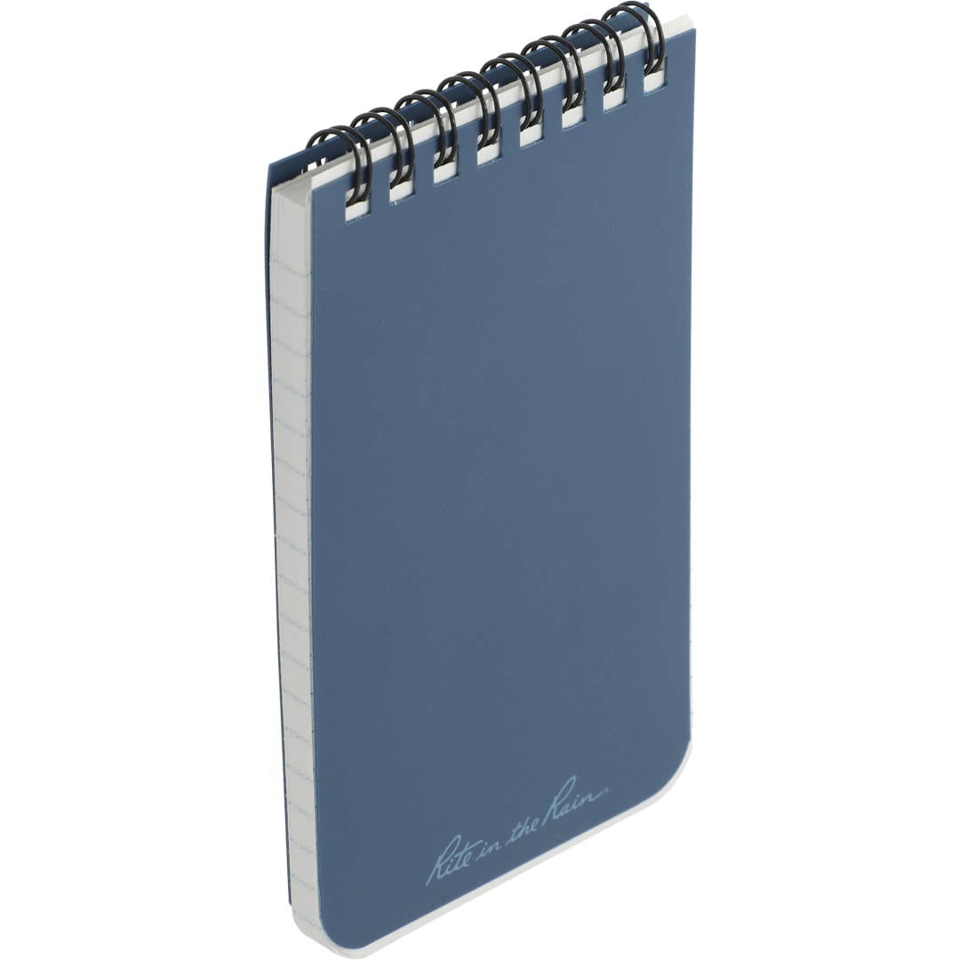 Rite in the Rain 3” x 5” Rite in the Rain Top Spiral Notebook - 0913-01 Blue