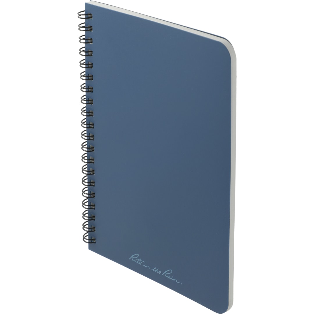 Rite in the Rain 4.6” x 7” Rite in the Rain Side Spiral Notebook - 0913-03 Blue