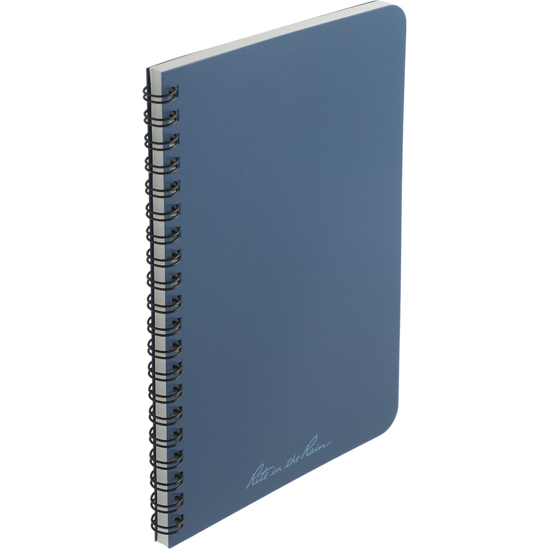 Rite in the Rain 4.6” x 7” Rite in the Rain Side Spiral Notebook - 0913-03 Blue