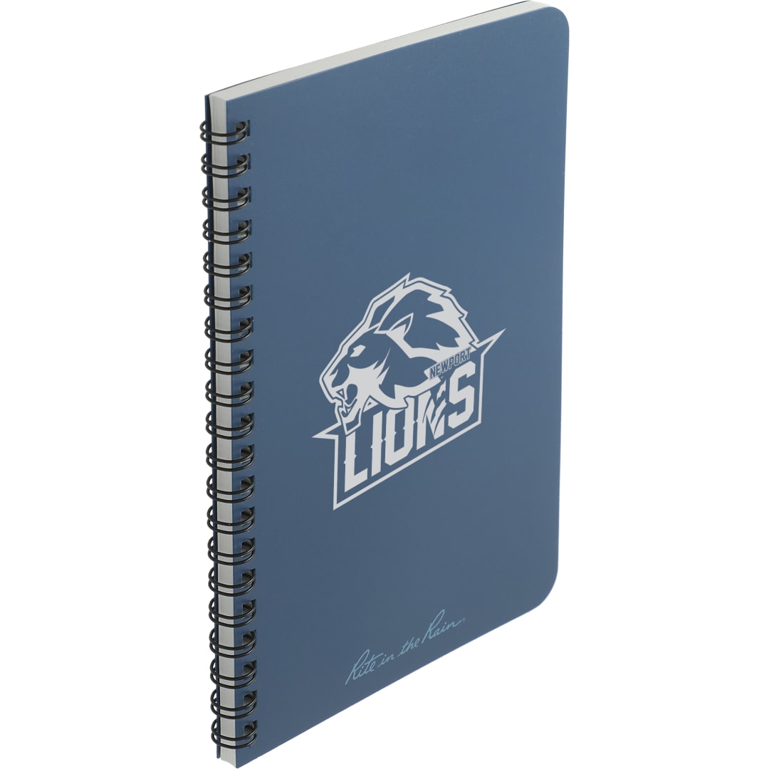 Rite in the Rain 4.6” x 7” Rite in the Rain Side Spiral Notebook - 0913-03 Blue