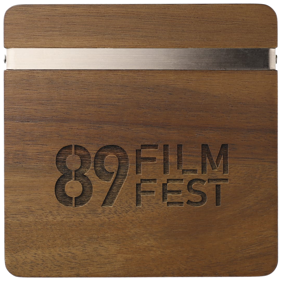 Graze Wood and Metal Coaster Set - 1022-15 Brown