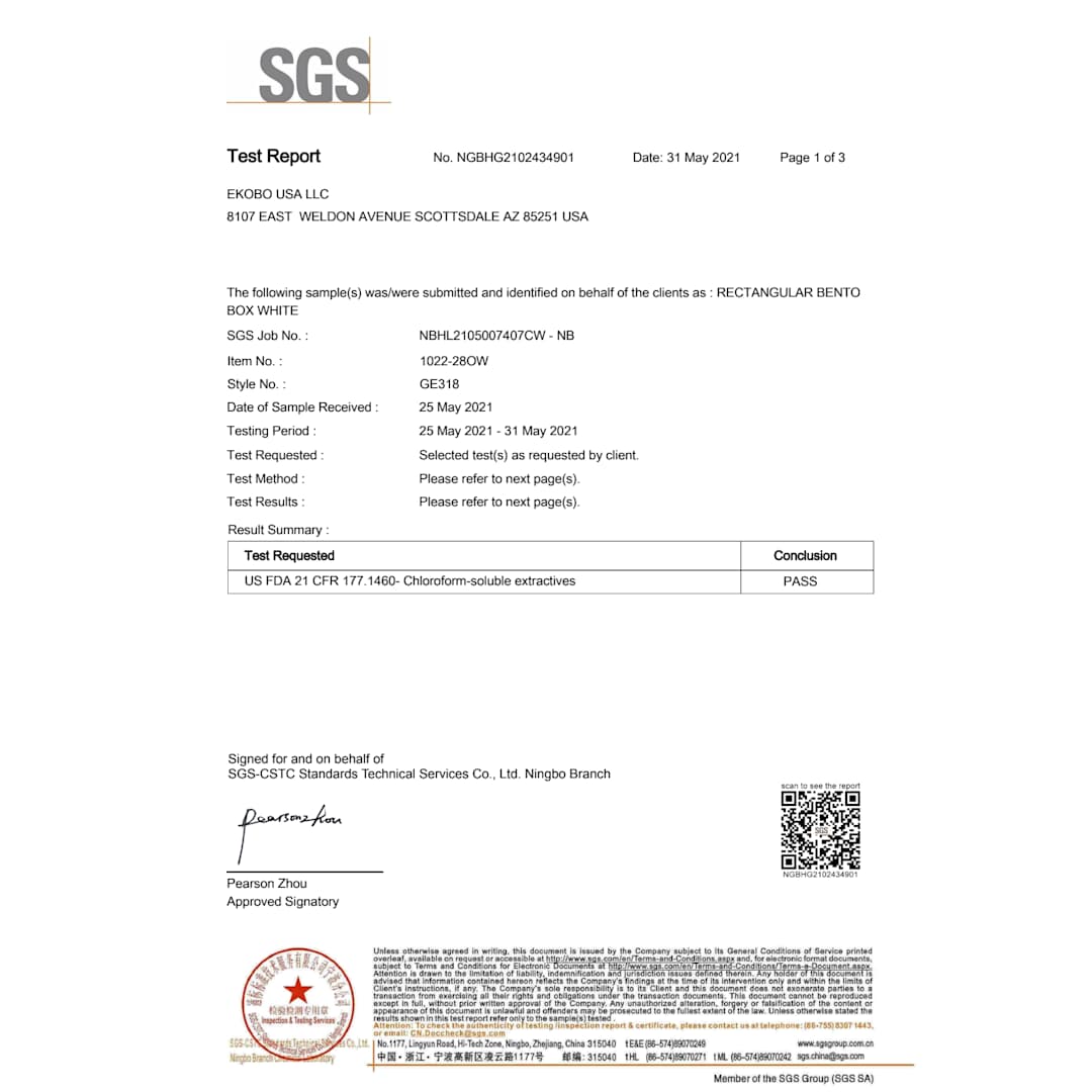 EKOBO Ekobo Rectangular Bento Box - 1022-28 Blue