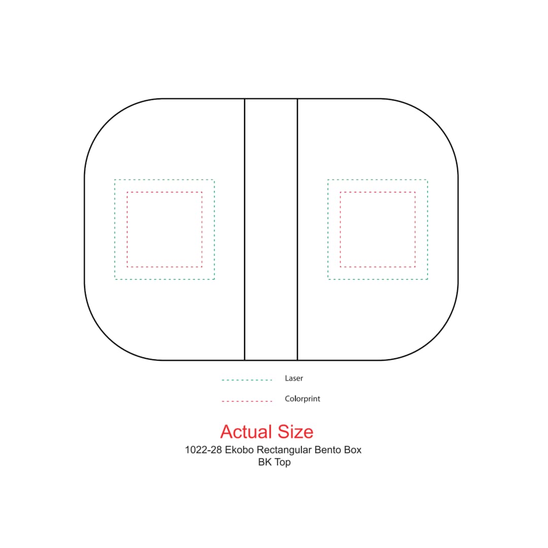 EKOBO Ekobo Rectangular Bento Box - 1022-28 Blue