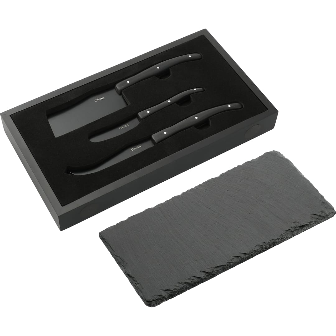  Modena Black Cheese & Serving Set - 1034-25