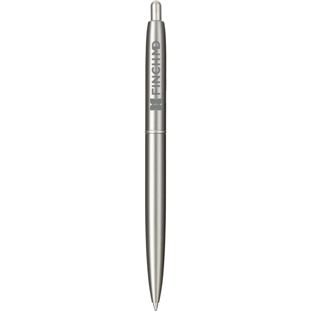 Recycled Stainless Steel Ballpoint Pen - 1066-55 Silver