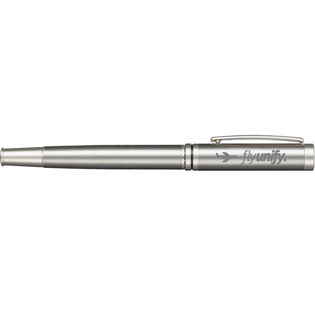 Recycled Stainless Steel Rollerball Pen - 1066-56 Silver