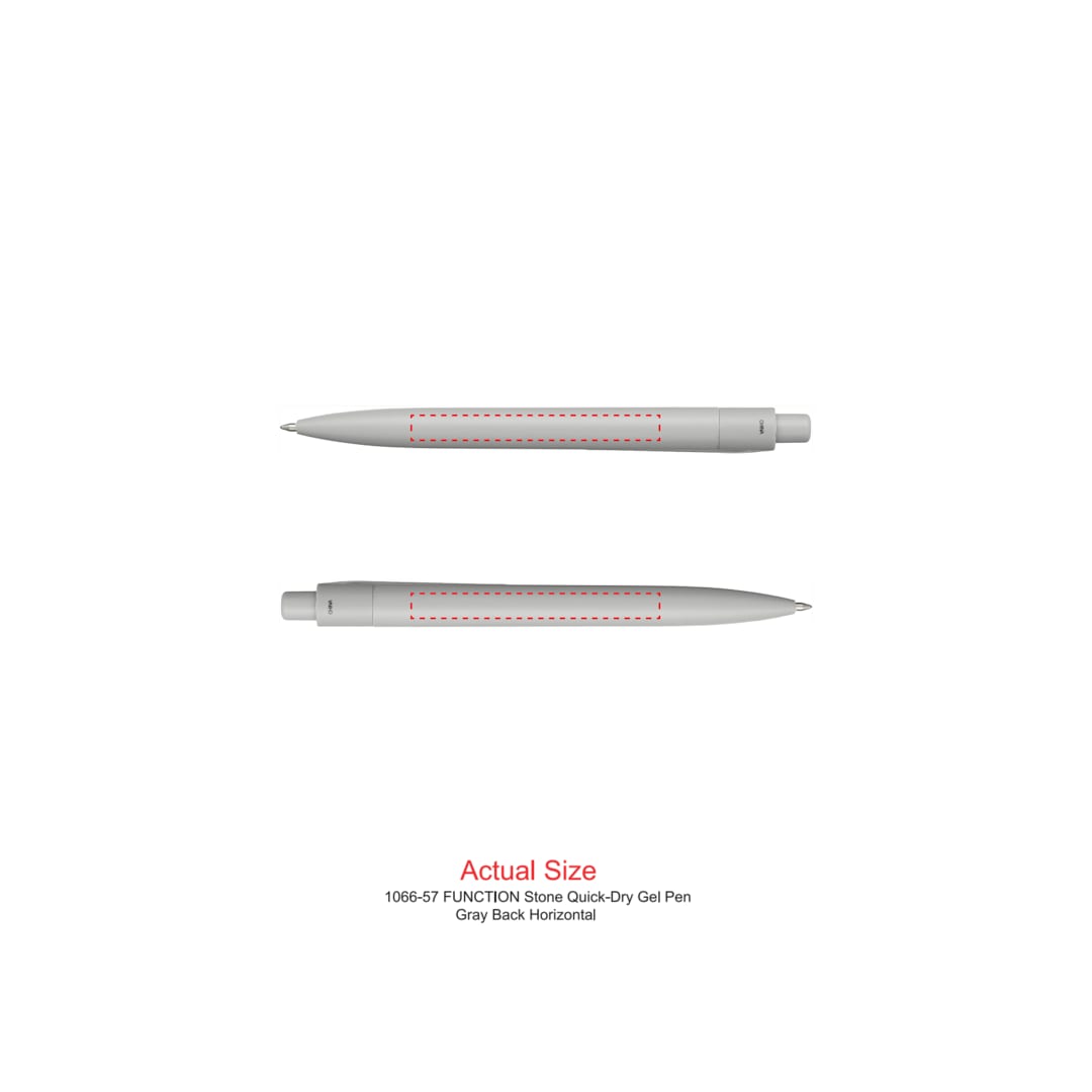 FUNCTION Stone Quick-Dry Gel Pen - 1066-57 Gray