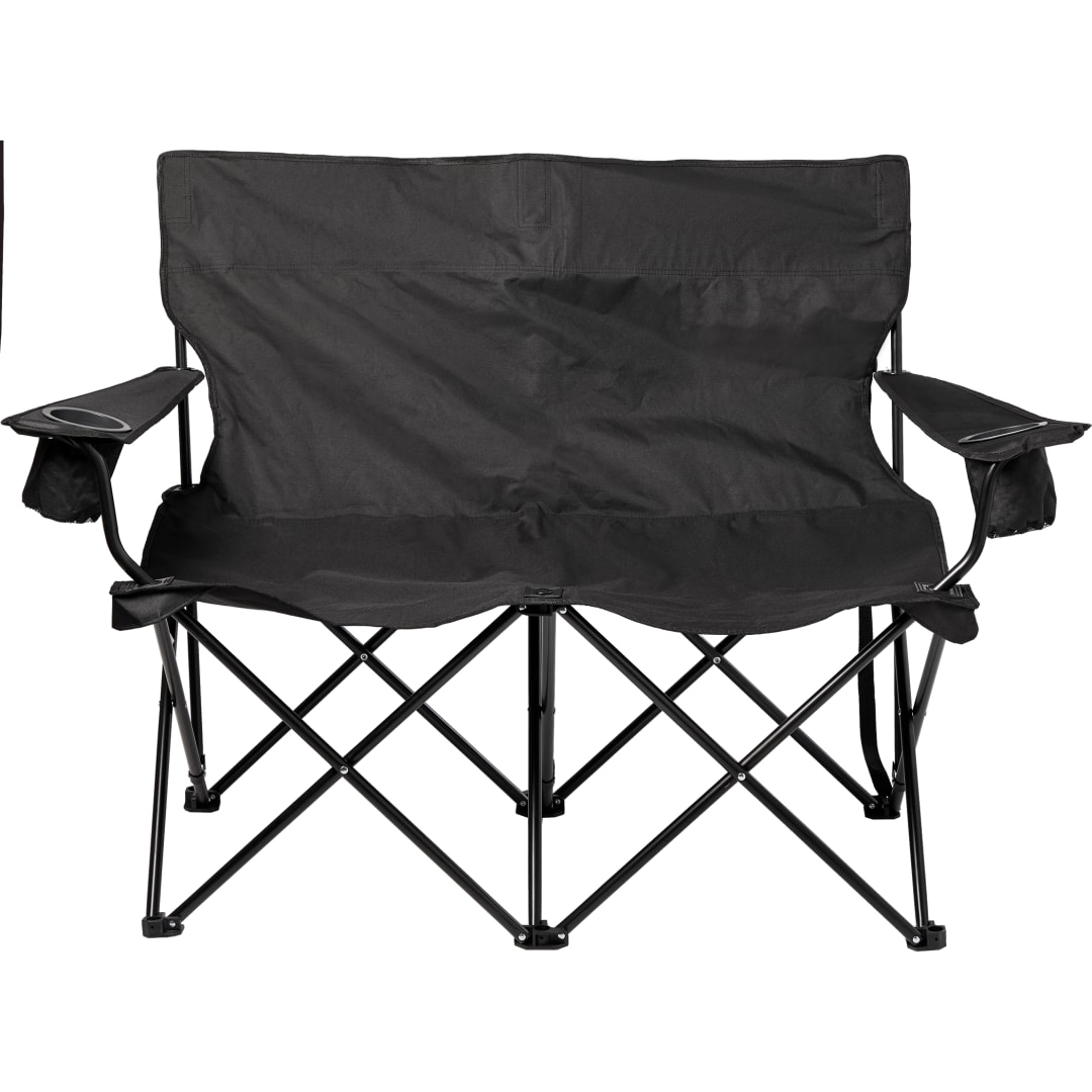 Double Seater Folding Chair - 1070-65 Black