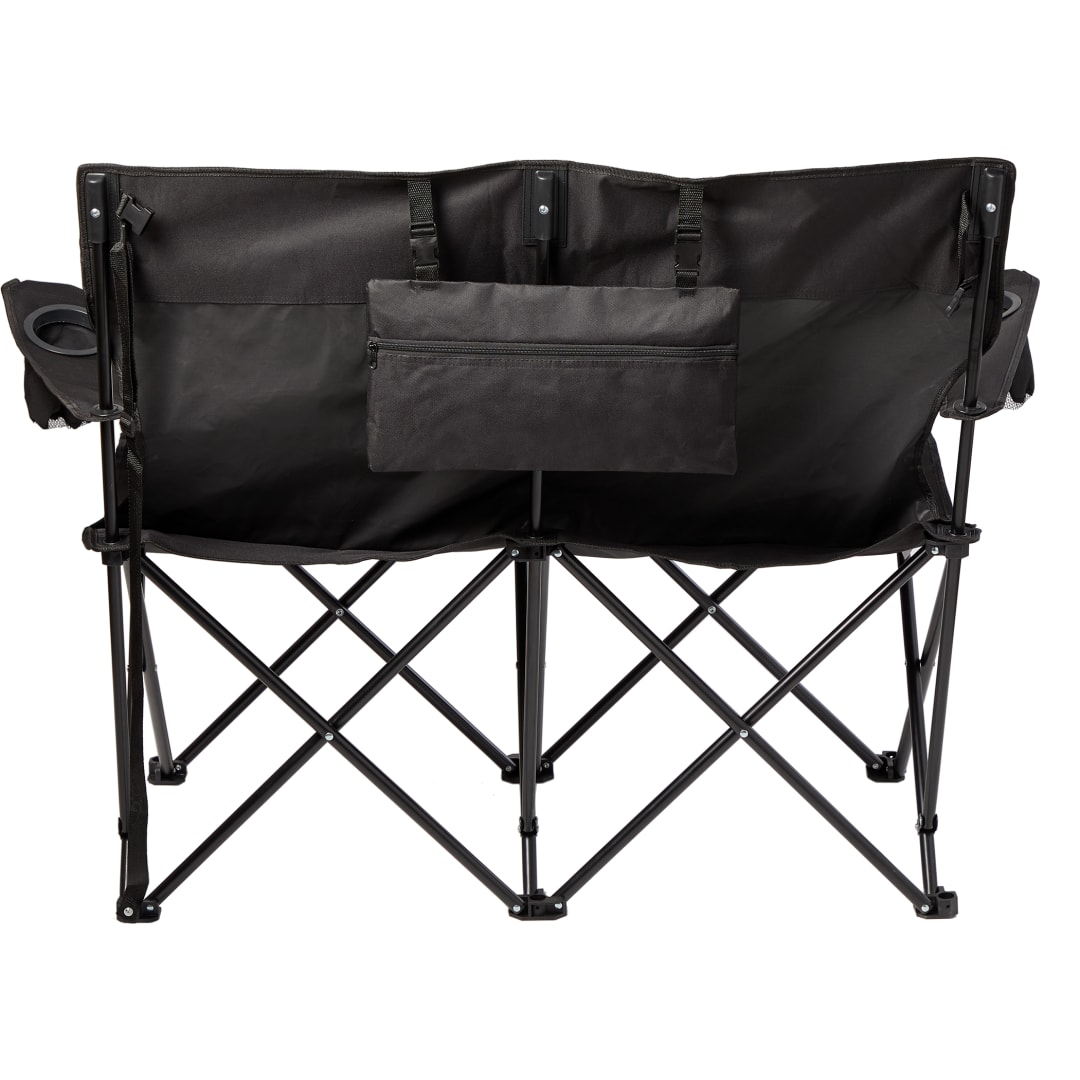 Double Seater Folding Chair - 1070-65 Black