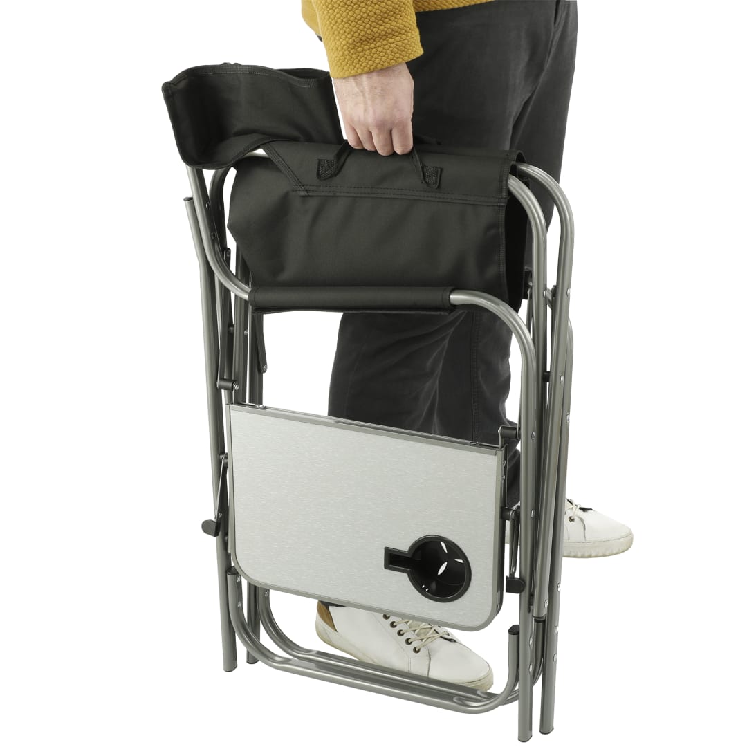 Director's Chair with Side Table - 1070-93 Black