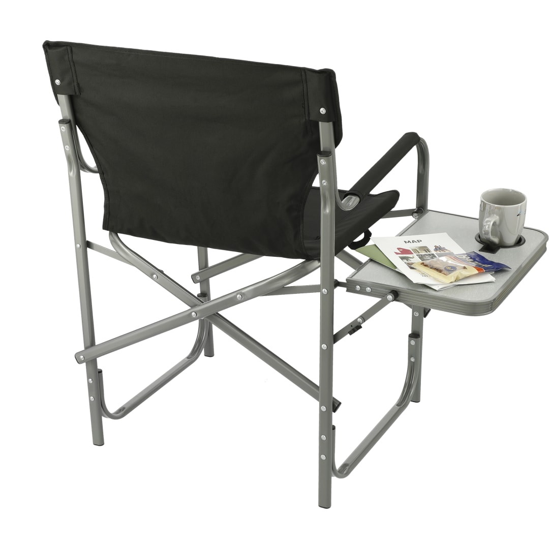 Director's Chair with Side Table - 1070-93 Black