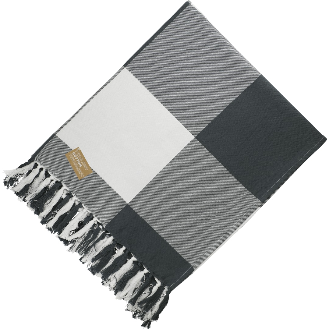 Field & Co. Field & Co. 100% Organic Cotton Check Throw Blanke - 1081-72