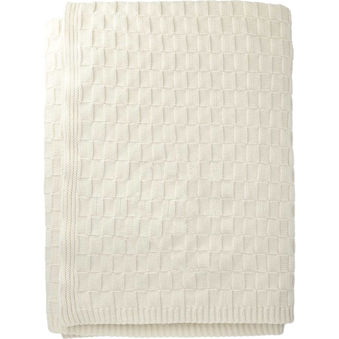 Hilana Made*Here New York Basketweave Cotton Blanket - 1081-79