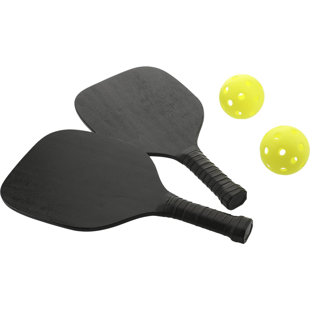 Pickleball Paddle and Ball Set - 1400-57 Black