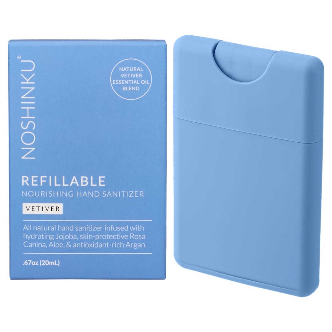 Noshinku 0.6oz Noshinku Refillable Pocket Hand Sanitizer - 1411-01 Blue