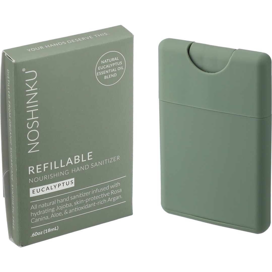 Noshinku 0.6oz Noshinku Refillable Pocket Hand Sanitizer - 1411-01 Green