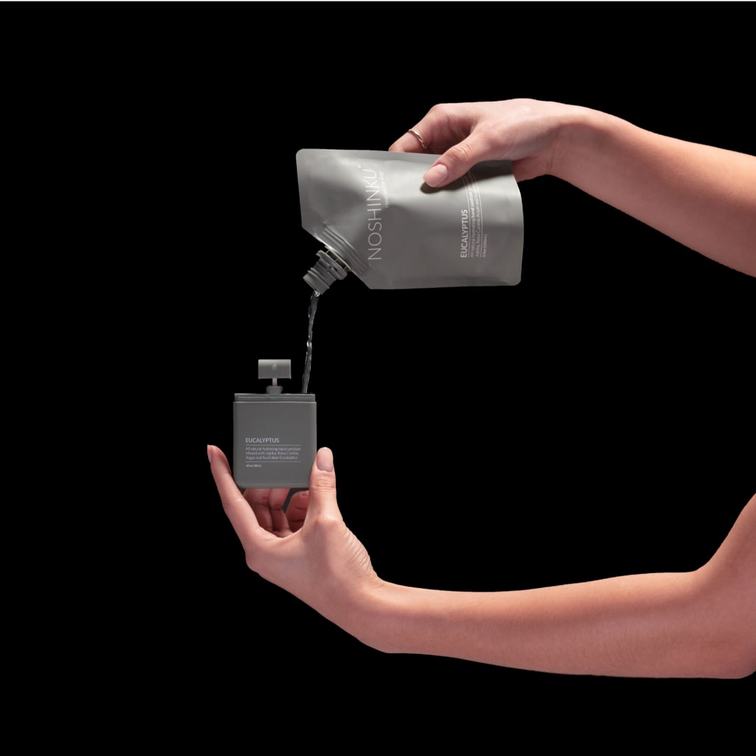 Noshinku 0.6oz Noshinku Refillable Pocket Hand Sanitizer - 1411-01 Green