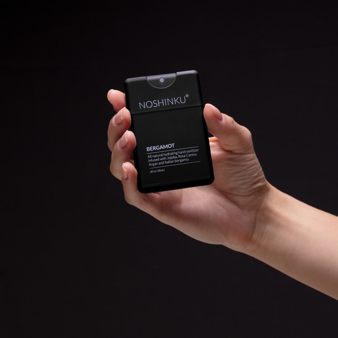 Noshinku 0.67oz Noshinku Refillable Pocket Hand Sanitizer - 1411-01 Black