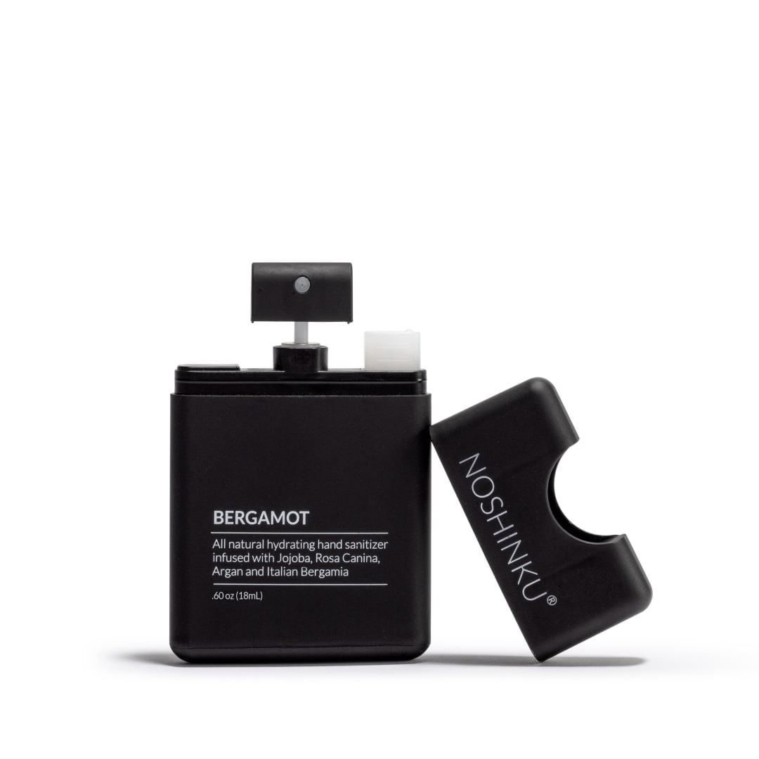 Noshinku 0.67oz Noshinku Refillable Pocket Hand Sanitizer - 1411-01 Black