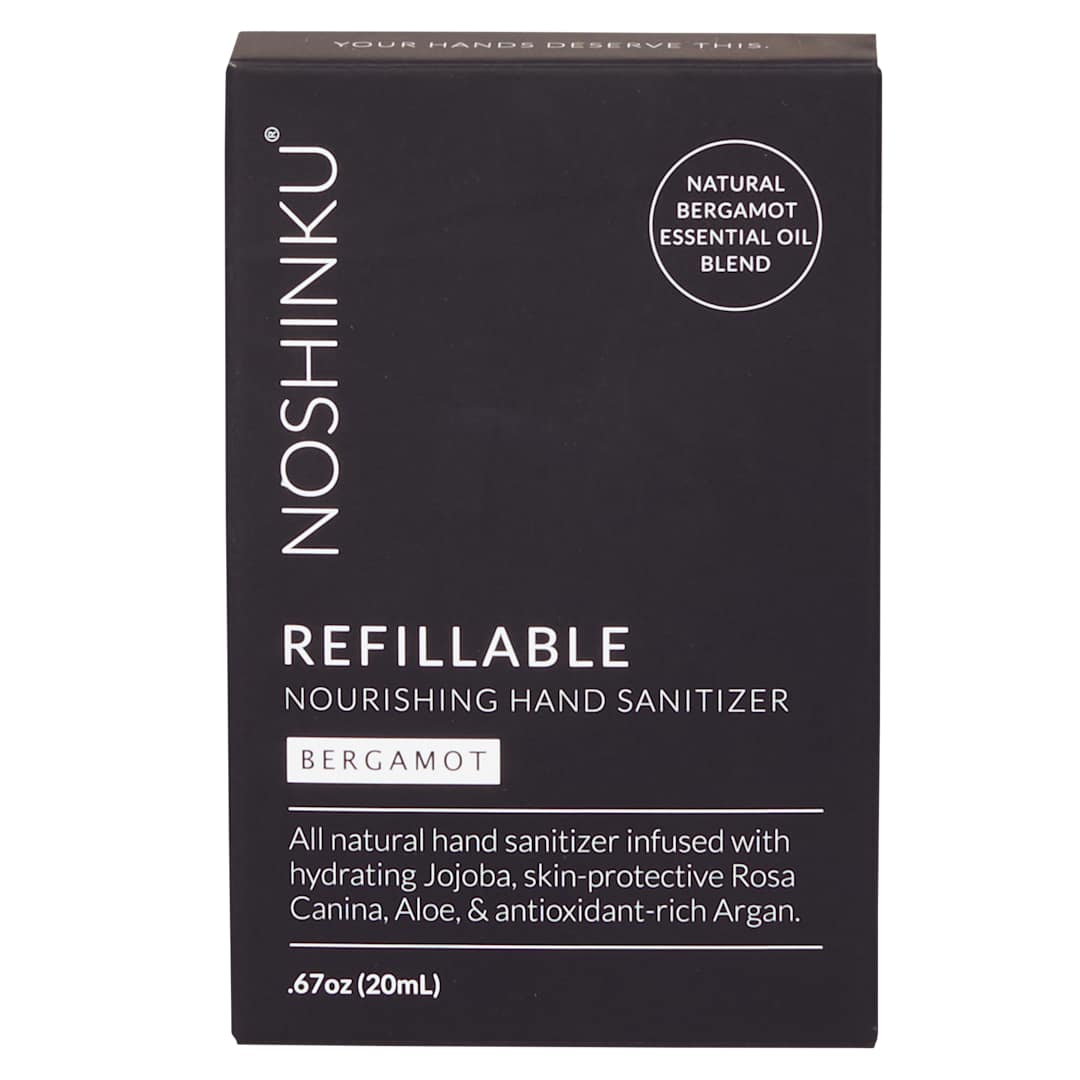 Noshinku 0.67oz Noshinku Refillable Pocket Hand Sanitizer - 1411-01 Black