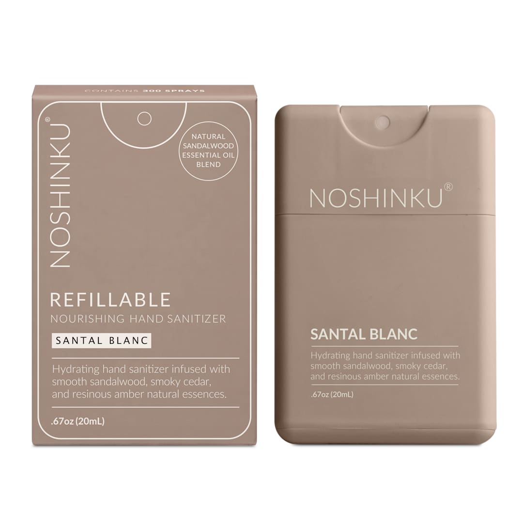 Noshinku 0.67oz Noshinku Refillable Pocket Hand Sanitizer - 1411-01 Tan
