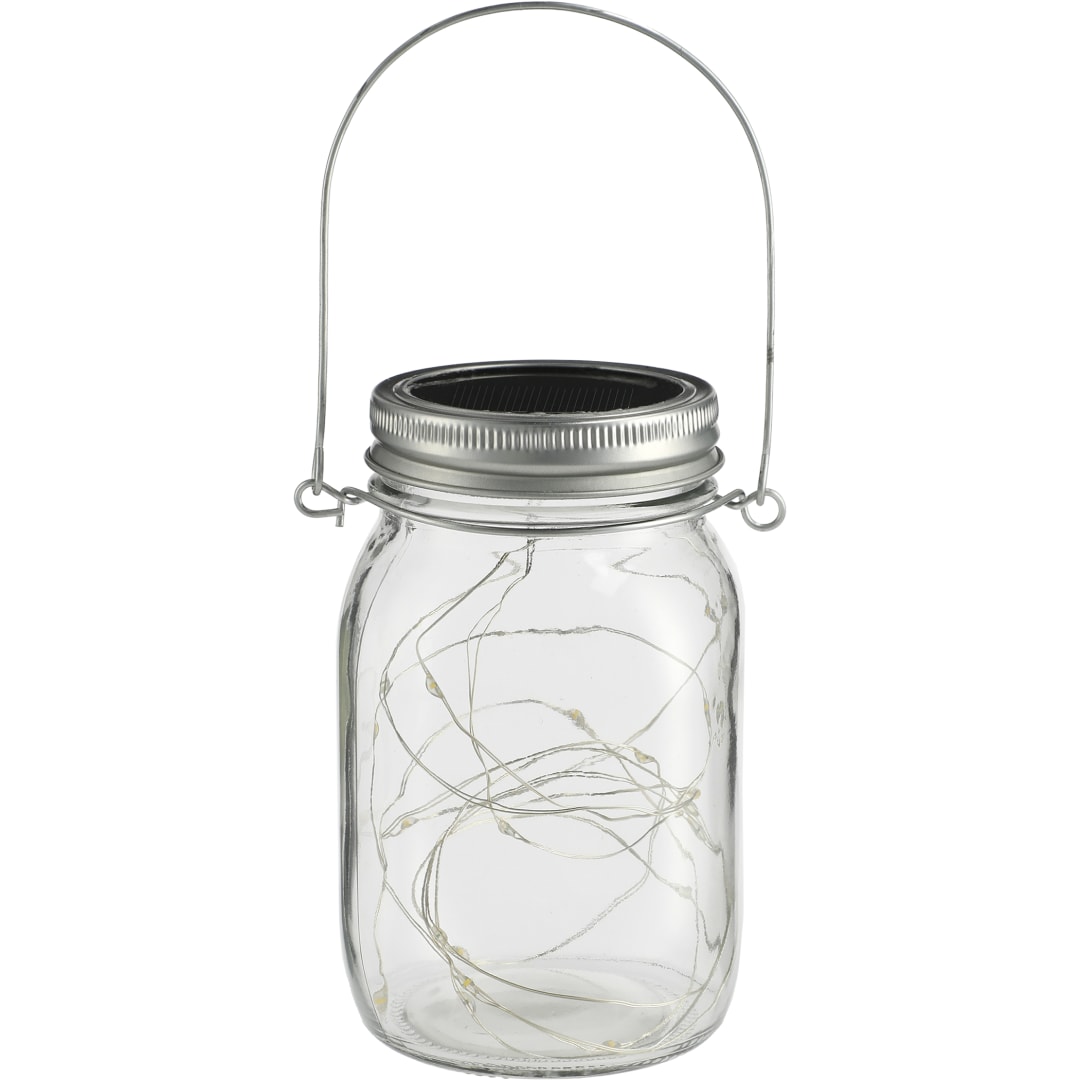Solar Power Mason Jar Light - 1431-55 Clear