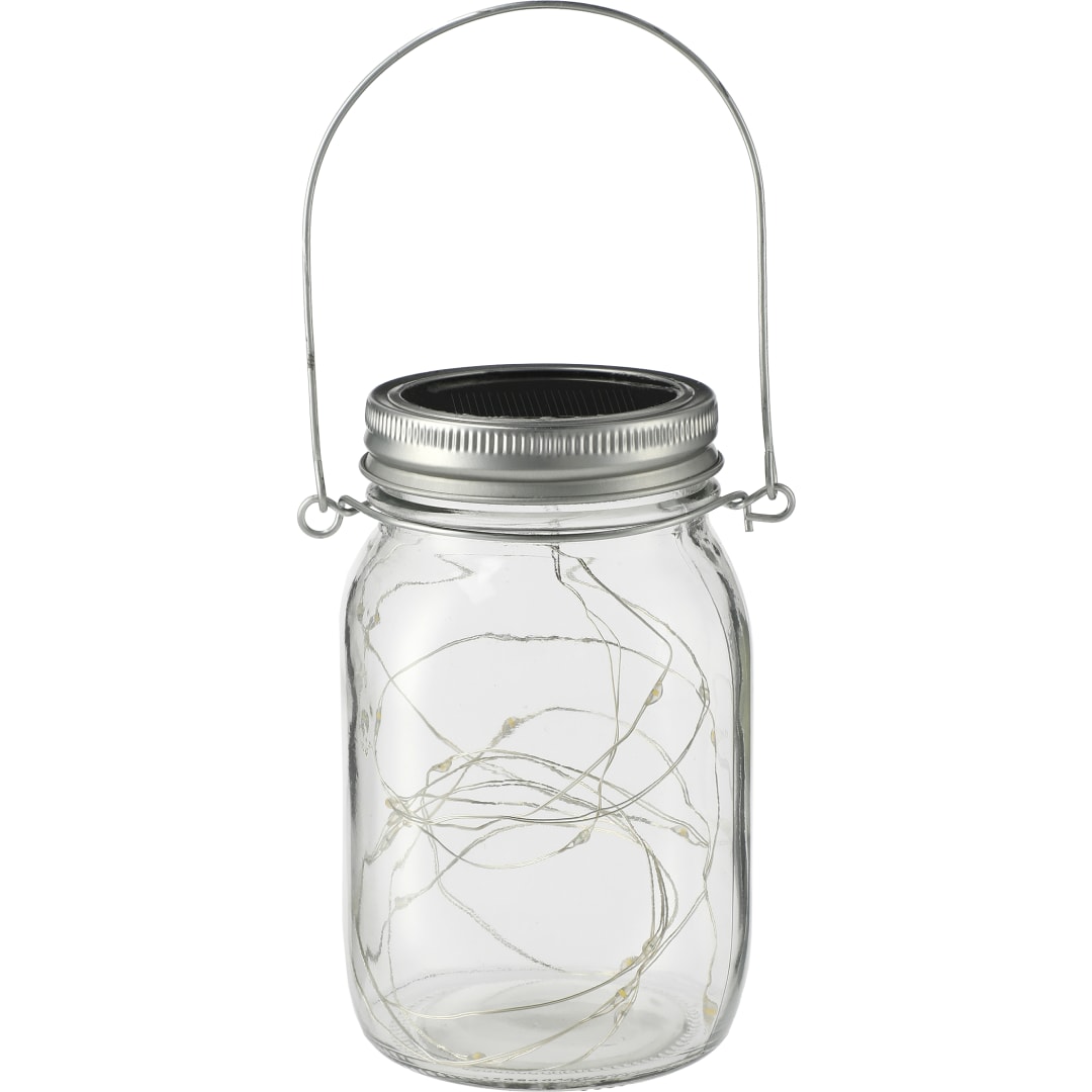 Solar Power Mason Jar Light - 1431-55 Clear